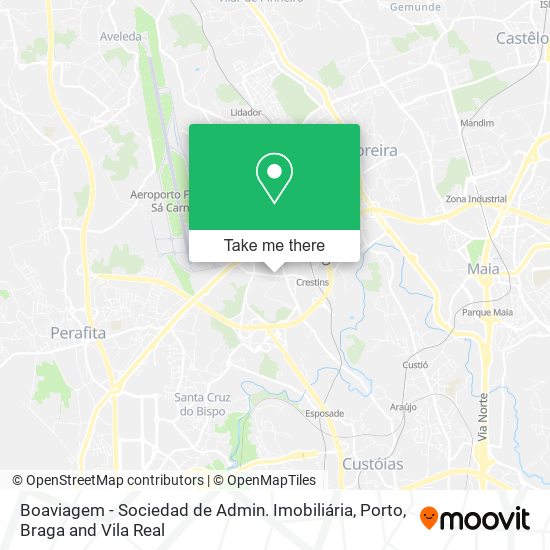 Boaviagem - Sociedad de Admin. Imobiliária map