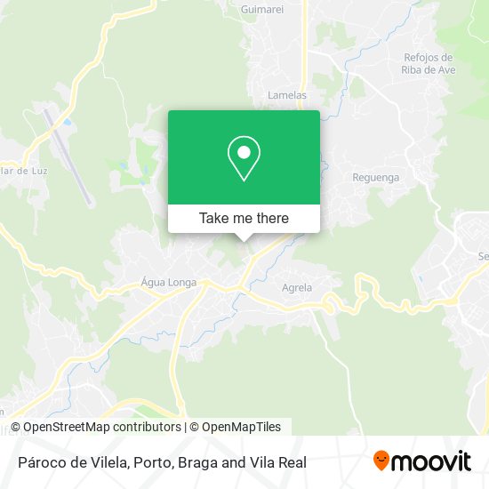 Pároco de Vilela mapa