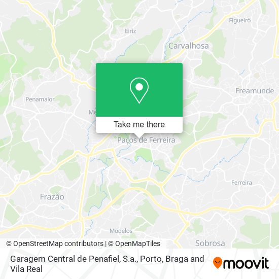 Garagem Central de Penafiel, S.a. mapa