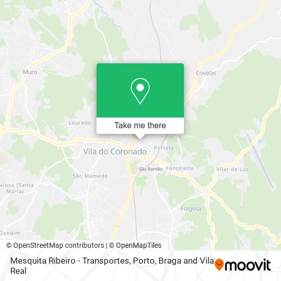 Mesquita Ribeiro - Transportes map