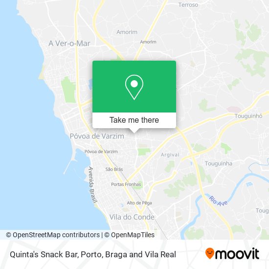Quinta's Snack Bar map