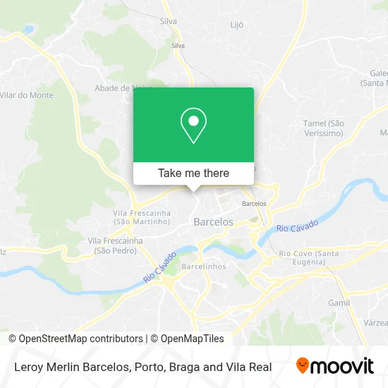 Leroy Merlin Barcelos map