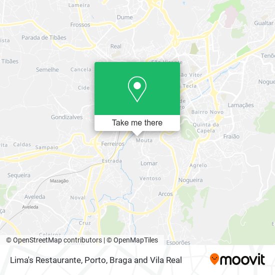 Lima's Restaurante map