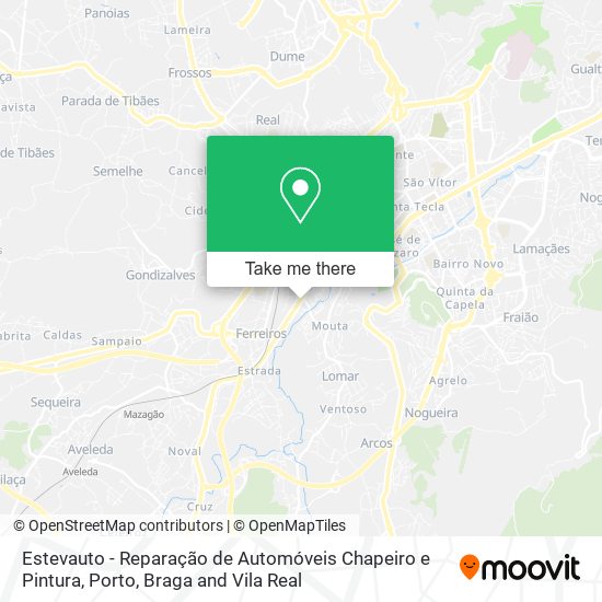 Estevauto - Reparação de Automóveis Chapeiro e Pintura map