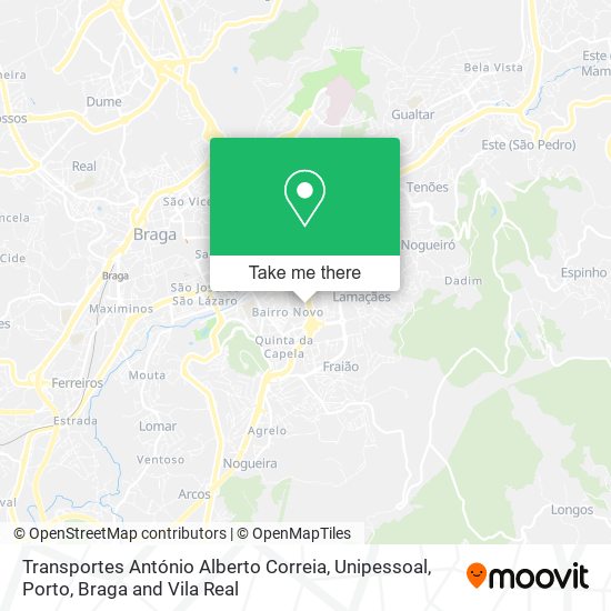 Transportes António Alberto Correia, Unipessoal map