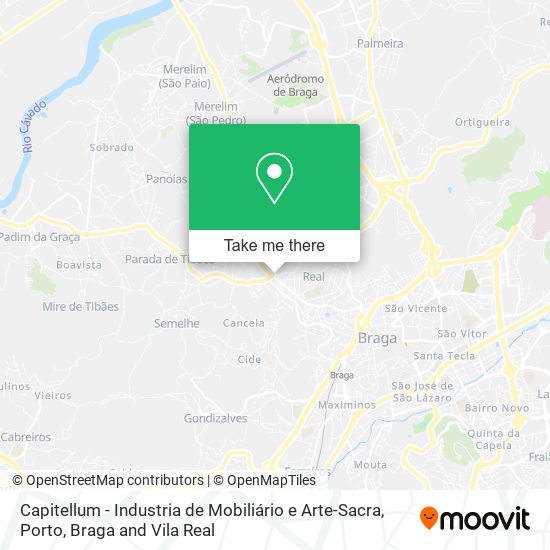 Capitellum - Industria de Mobiliário e Arte-Sacra mapa