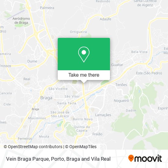 Vein Braga Parque map