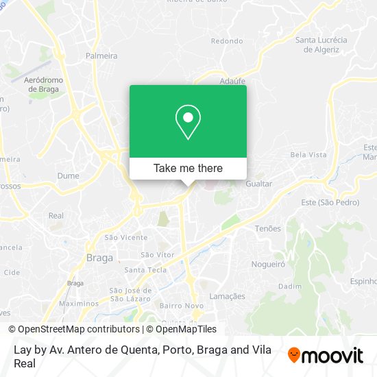 Lay by Av. Antero de Quenta map