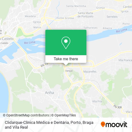 Clidarque-Clínica Médica e Dentária map