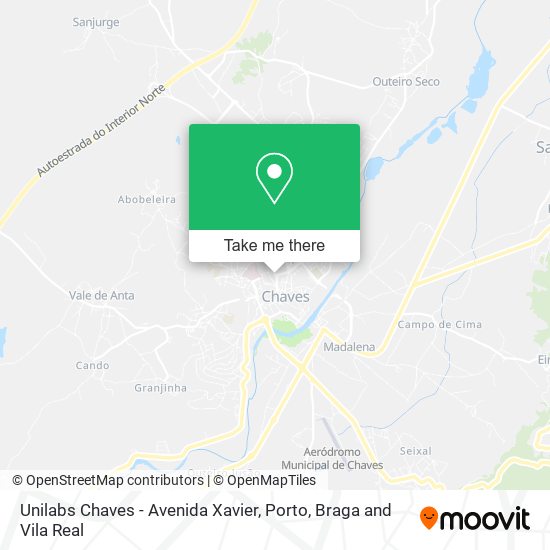 Unilabs Chaves - Avenida Xavier map
