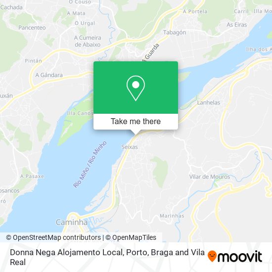 Donna Nega Alojamento Local map