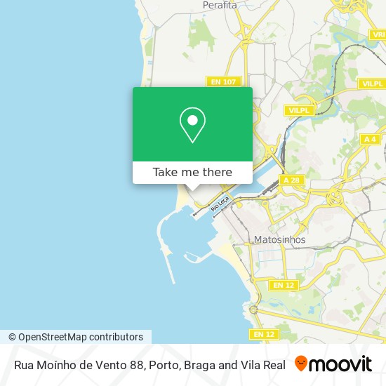 Rua Moínho de Vento 88 map