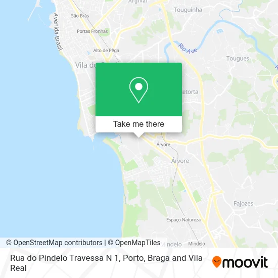 Rua do Pindelo Travessa N 1 map