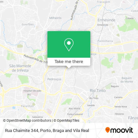 Rua Chaimite 344 mapa