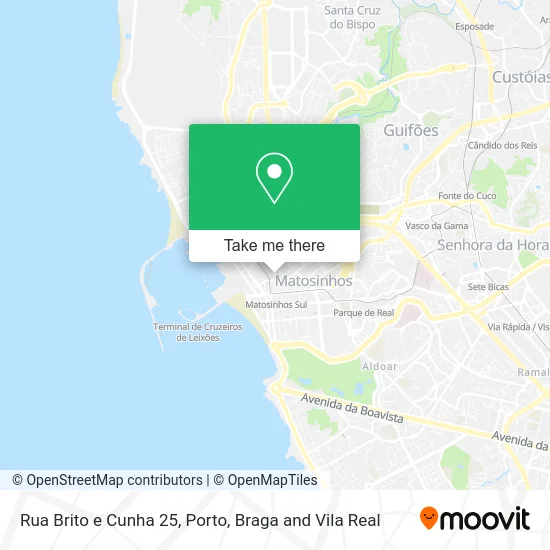 Rua Brito e Cunha 25 map
