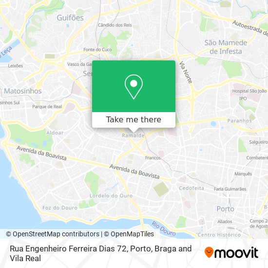 Rua Engenheiro Ferreira Dias 72 map