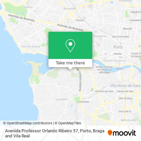 Avenida Professor Orlando Ribeiro 57 map