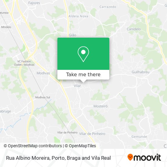 Rua Albino Moreira map