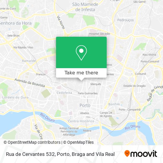 Rua de Cervantes 532 map