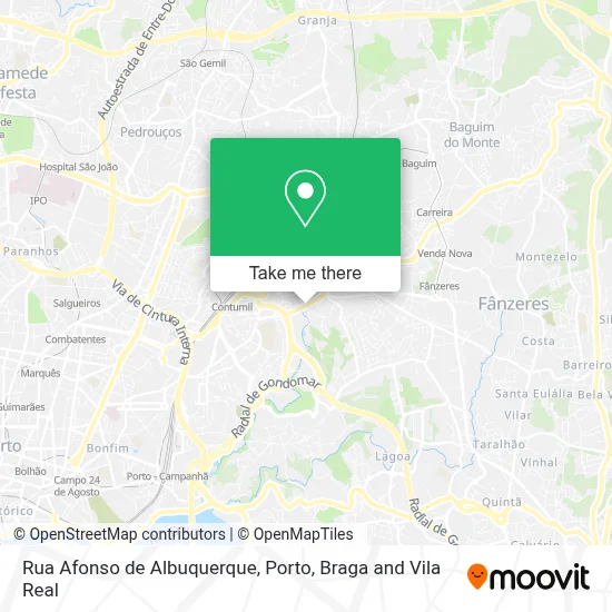 Rua Afonso de Albuquerque map