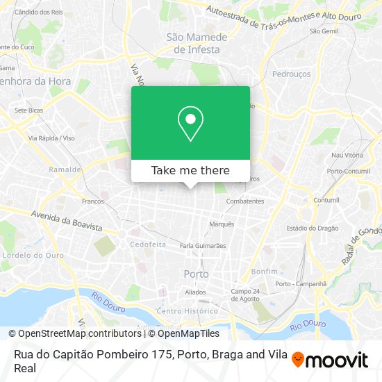 Rua do Capitão Pombeiro 175 map