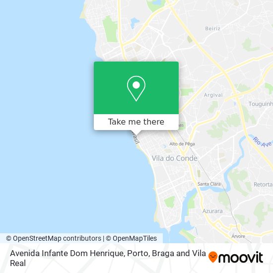 Avenida Infante Dom Henrique map