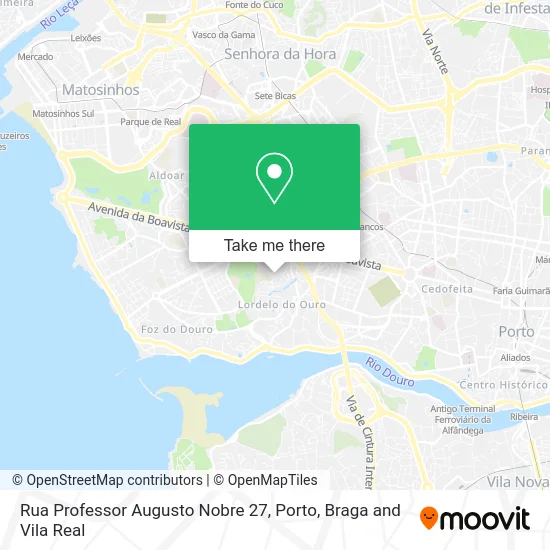 Rua Professor Augusto Nobre 27 map
