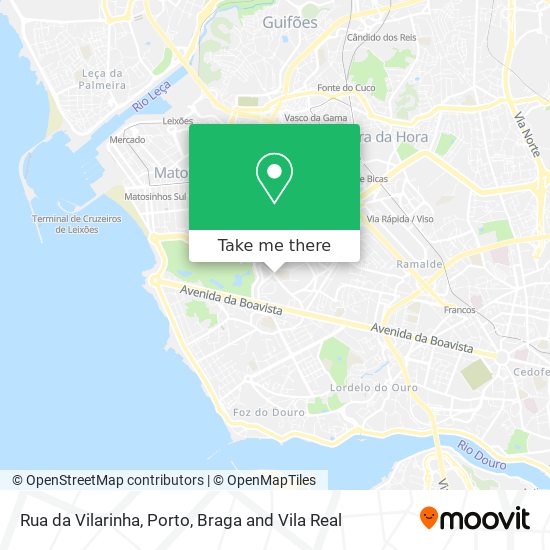 Rua da Vilarinha map