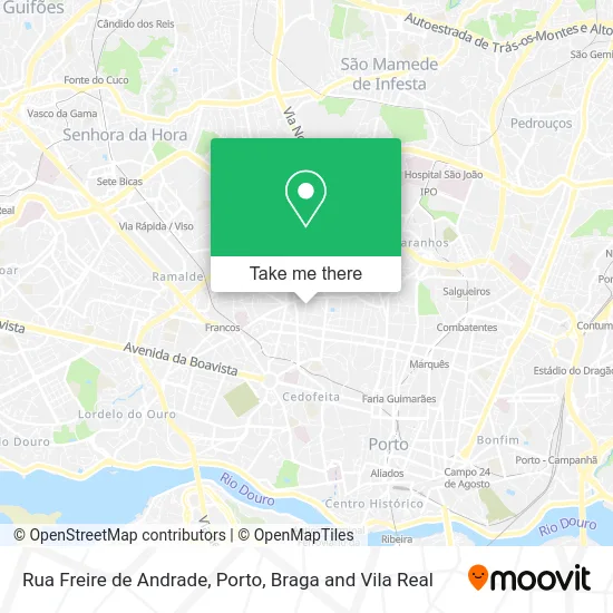 Rua Freire de Andrade map