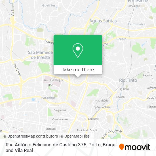 Rua António Feliciano de Castilho 375 map