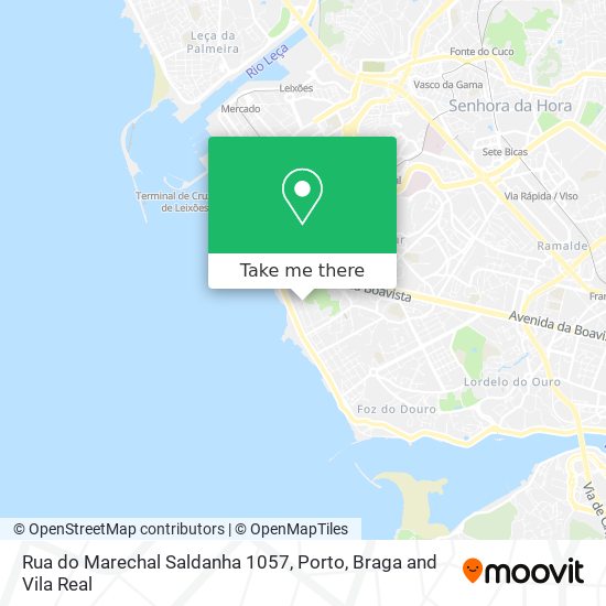 Rua do Marechal Saldanha 1057 map