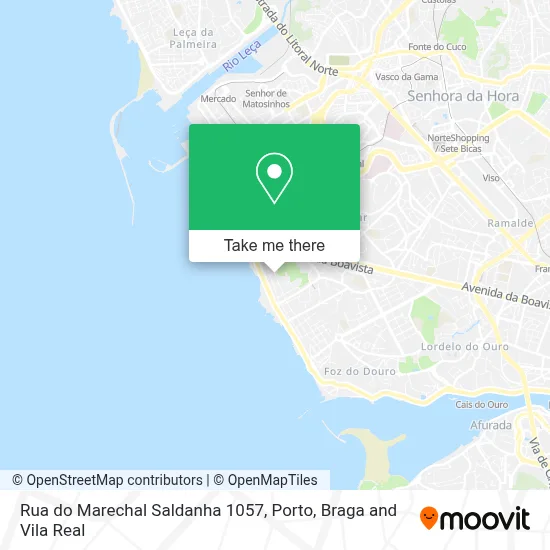 Rua do Marechal Saldanha 1057 map