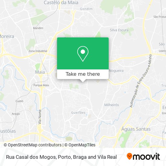 Rua Casal dos Mogos map