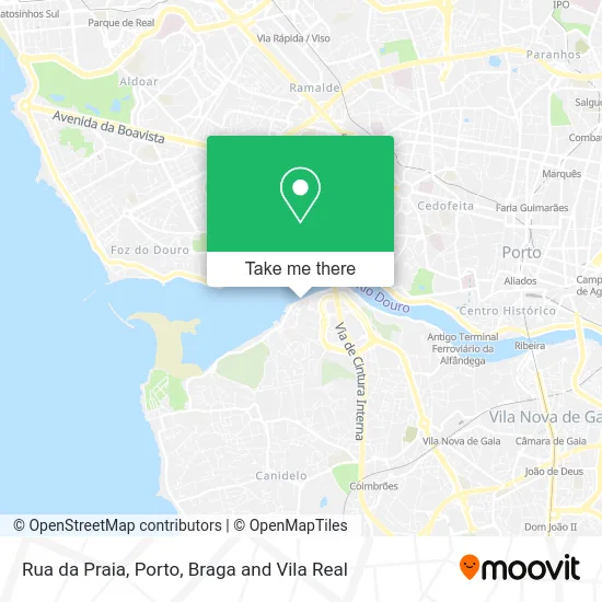 Rua da Praia map