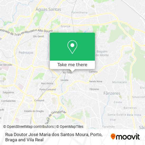 Rua Doutor José Maria dos Santos Moura map
