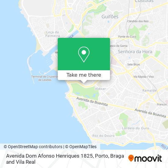 Avenida Dom Afonso Henriques 1825 map