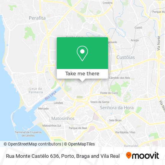 Rua Monte Castêlo 636 map