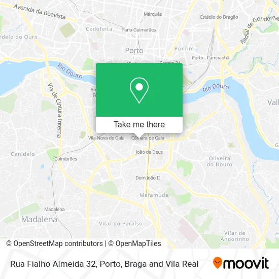 Rua Fialho Almeida 32 map