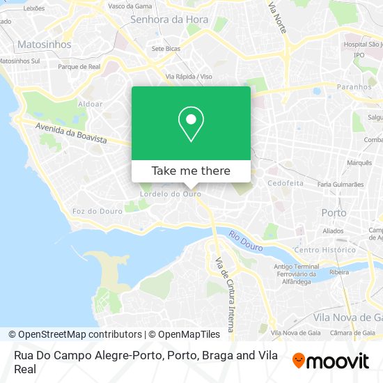 Rua Do Campo Alegre-Porto map