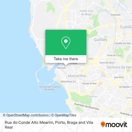 Rua do Conde Alto Mearim map