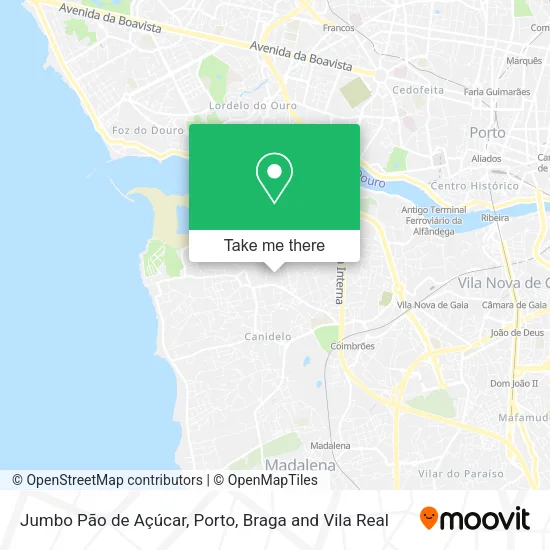 Jumbo Pão de Açúcar map