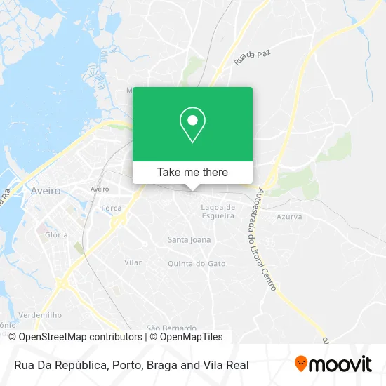 Rua Da República map