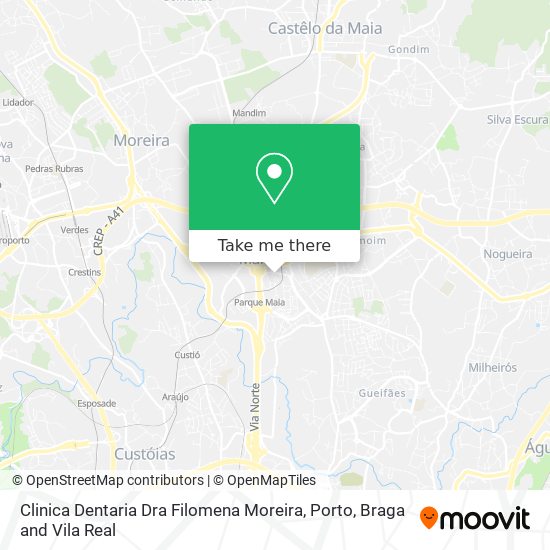Clinica Dentaria Dra Filomena Moreira map