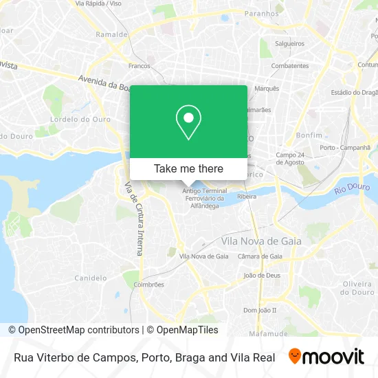 Rua Viterbo de Campos map