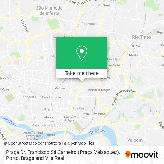 Praça Dr. Francisco Sá Carneiro (Praça Velasquez) map