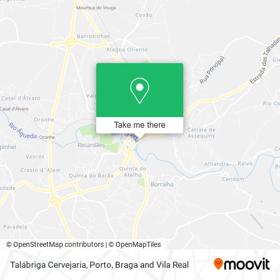 Talábriga Cervejaria mapa