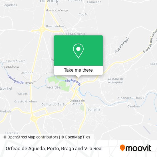 Orfeão de Águeda map