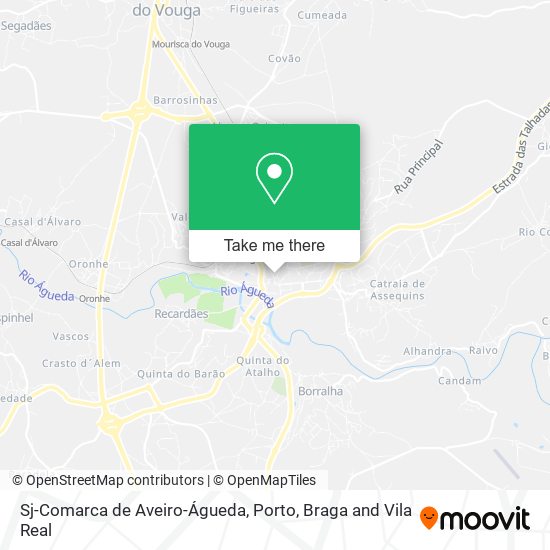 Sj-Comarca de Aveiro-Águeda mapa