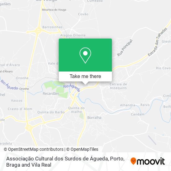 Associação Cultural dos Surdos de Águeda map