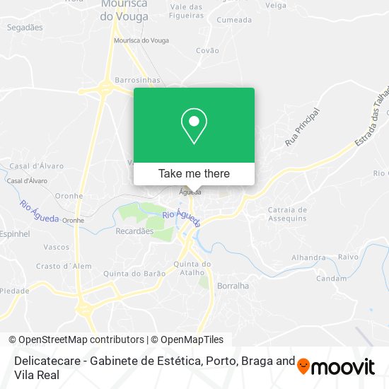 Delicatecare - Gabinete de Estética map